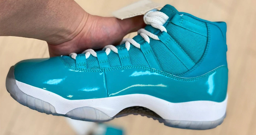 This Air Jordan 11 Look-See Sample Has Miami Colors 03