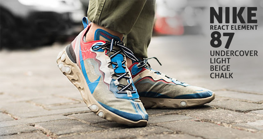 UNDERCOVER Nike React Element 87 Beige Multi BQ2718-200