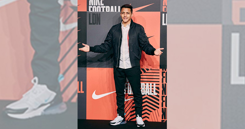 Alexis Sanchez worn by Nike air max 270