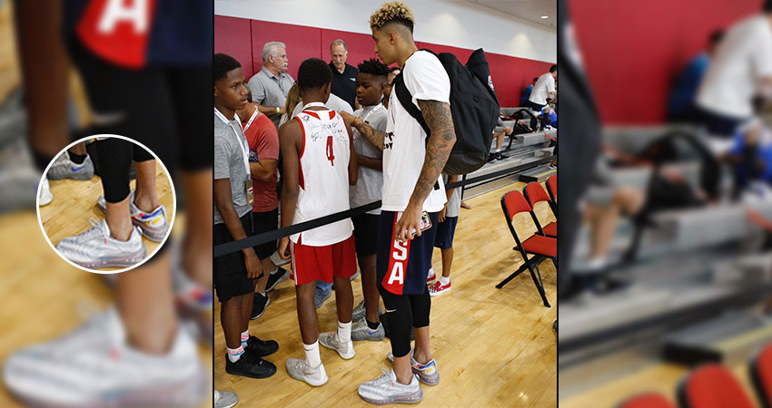 Kyle Kuzma worn by nike air max 720