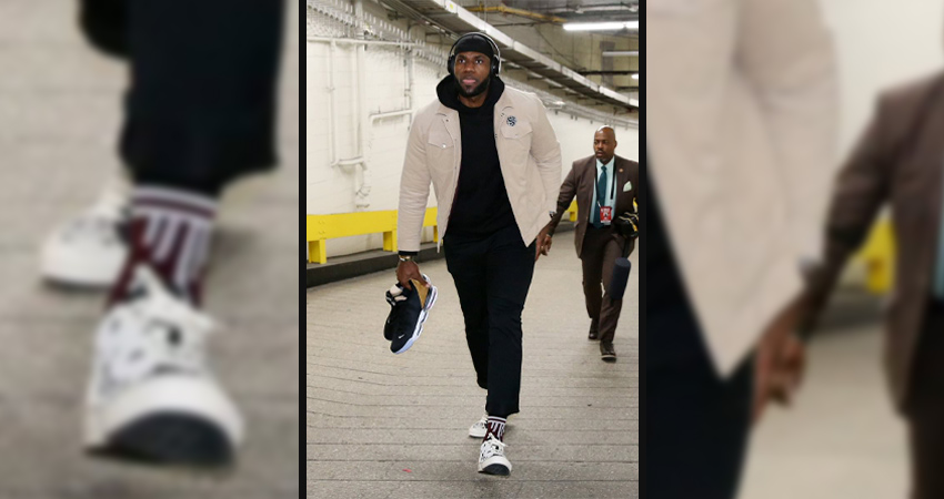 LeBron James worn by Converse one star