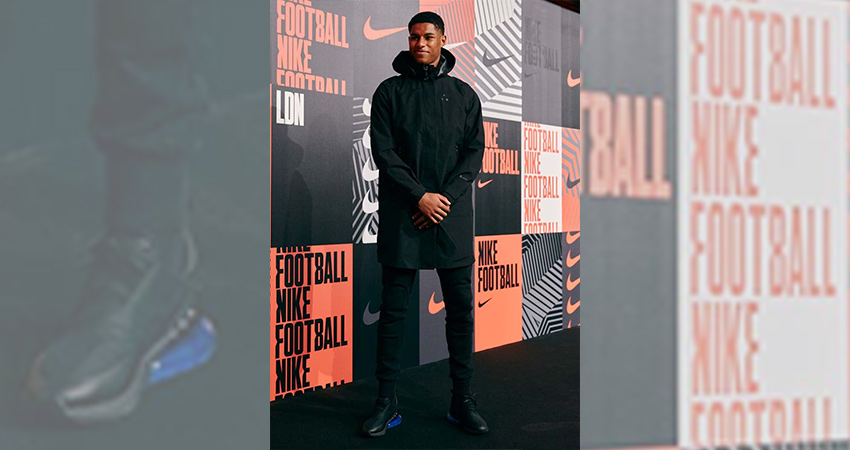 Marcus Rashford worn by Nike air max 270