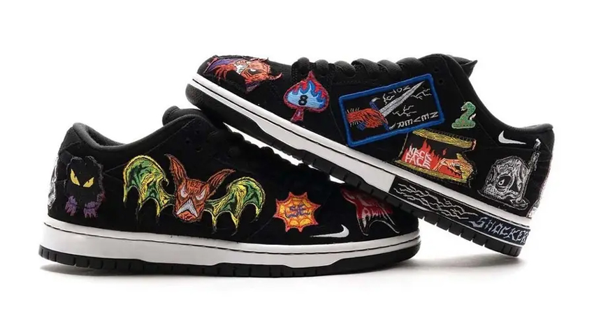 Metalhead Vibes On The Upcoming Neckface x Nike SB Dunk Low 02