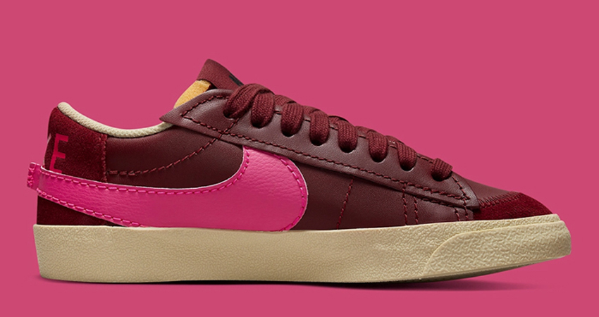 Nike Blazer Low Jumbo Dresses As Fine Red Wine 01