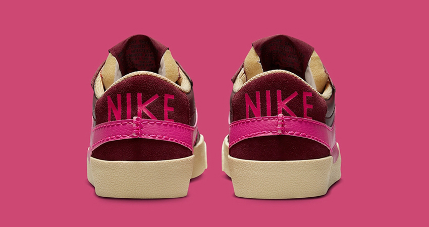 Nike Blazer Low Jumbo Dresses As Fine Red Wine 04