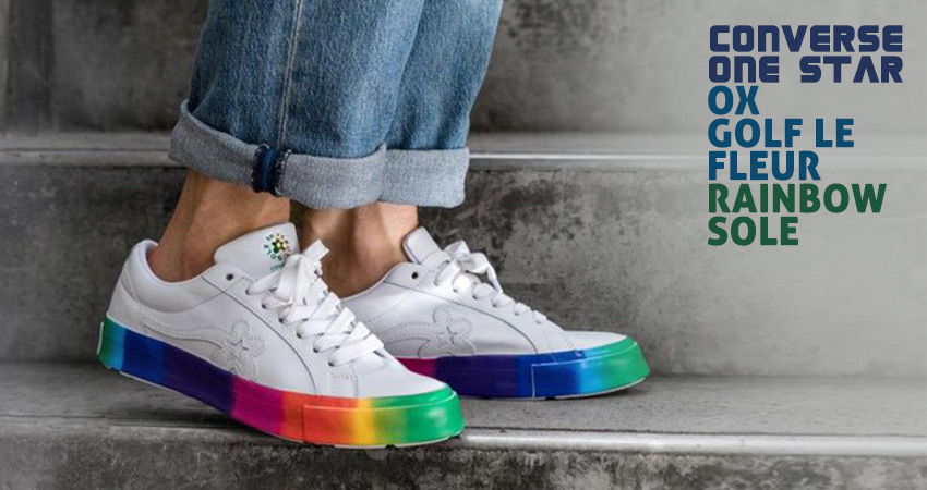 Converse One Star Ox Golf Le Fleur Rainbow Sole 166409C