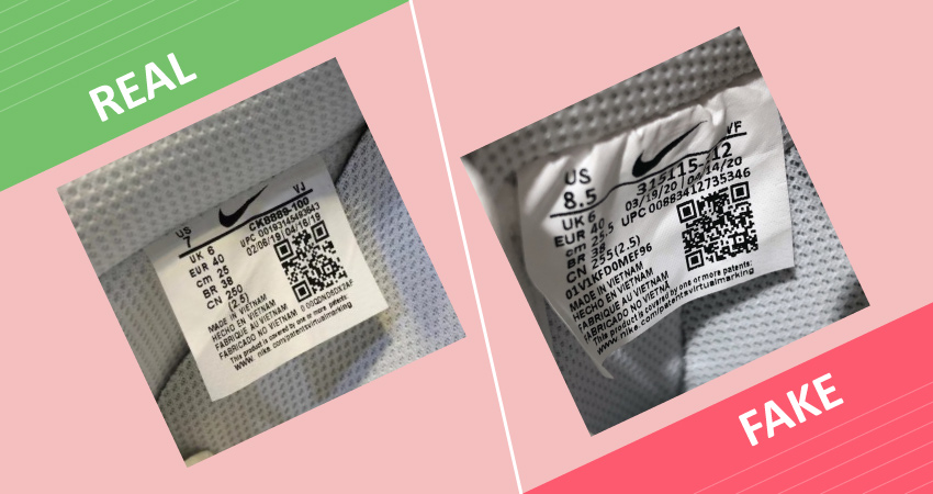 Real vs Fake Nike Air Max 270 trainers