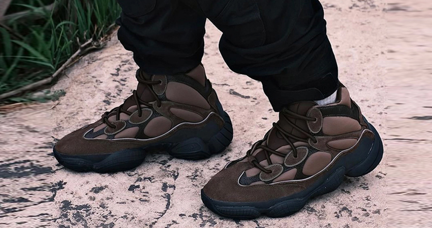 adidas Yeezy 500 High Appears In Grey And Brown Colourway 01