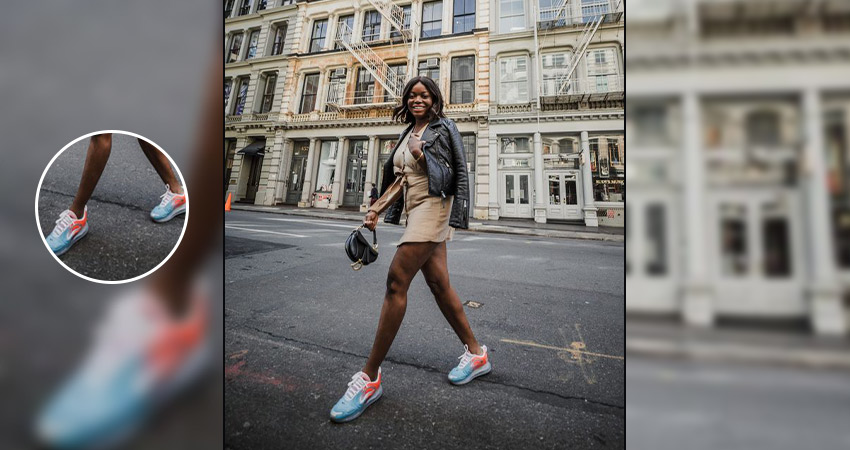 Coco Bassey worn by Nike air max 720