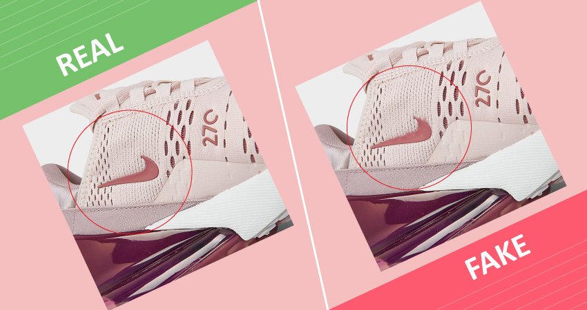 Real vs Fake Nike Air Max 270 trainers