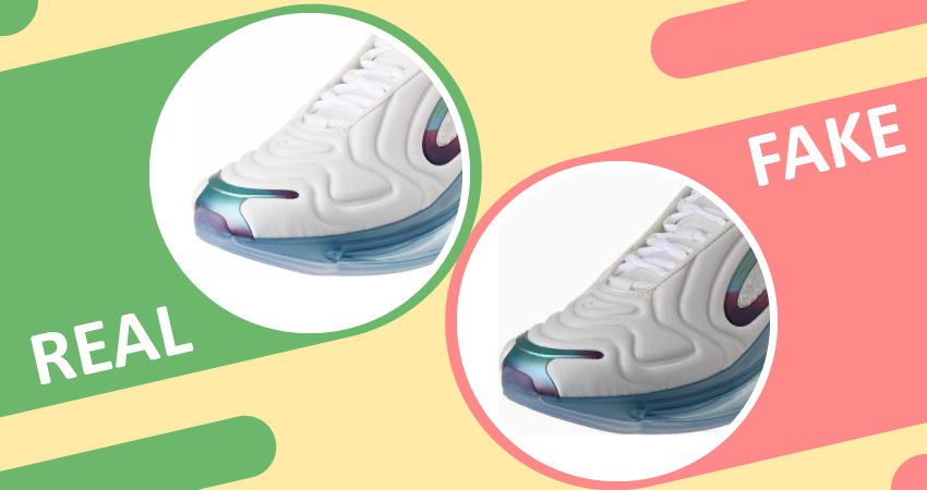  Real vs Fake Sneaker toe box