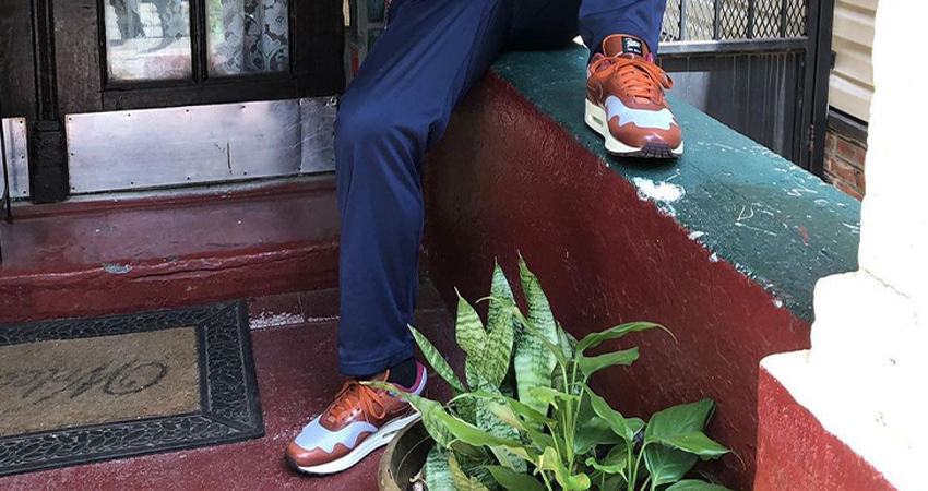 First Look At Patta x Nike Air Max 1 in Brown 01