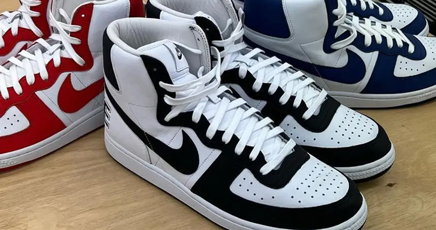 Here Is Your First Look at COMME des GARCONS Homme Plus x Nike Terminator High Pack 01