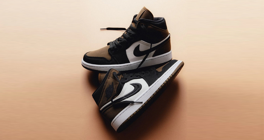 Air Jordan 1 Mid SE Set To Release In “Olive Toe” 01