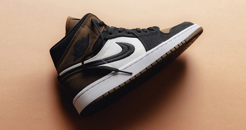 Air Jordan 1 Mid SE Set To Release In “Olive Toe” 02