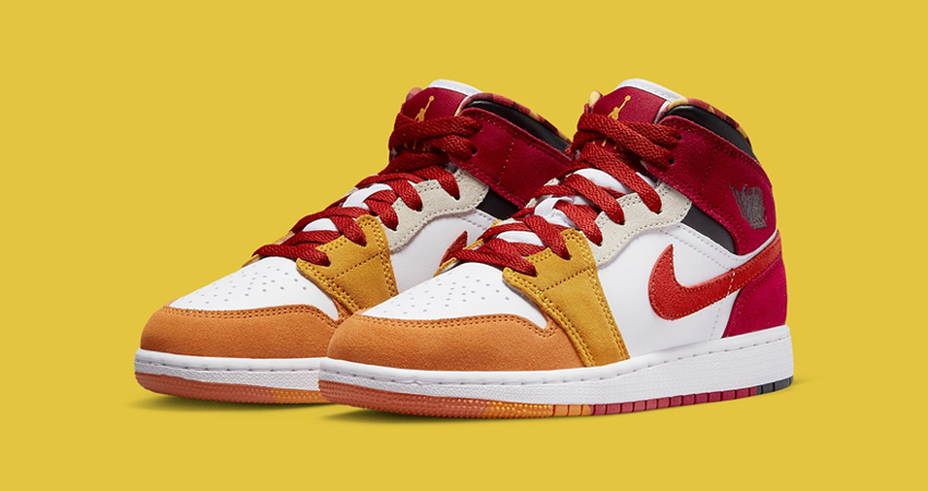 Air Jordan 1 Mid Tablecloth Is An Attention Grabber 02