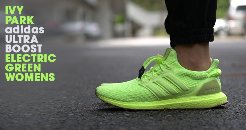 Ivy Park adidas Ultra Boost Electric Green Womens GZ2228