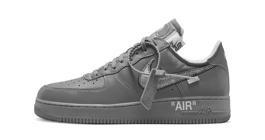 Off-White x Nike Air Force 1 Low Goes All Grey 01