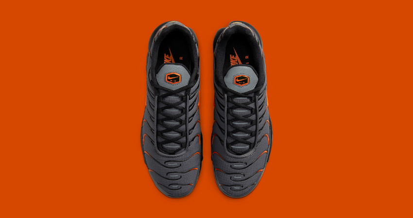 Halloween Vibes Hit the Nike Air Max Plus GreyOrange silhouette 03