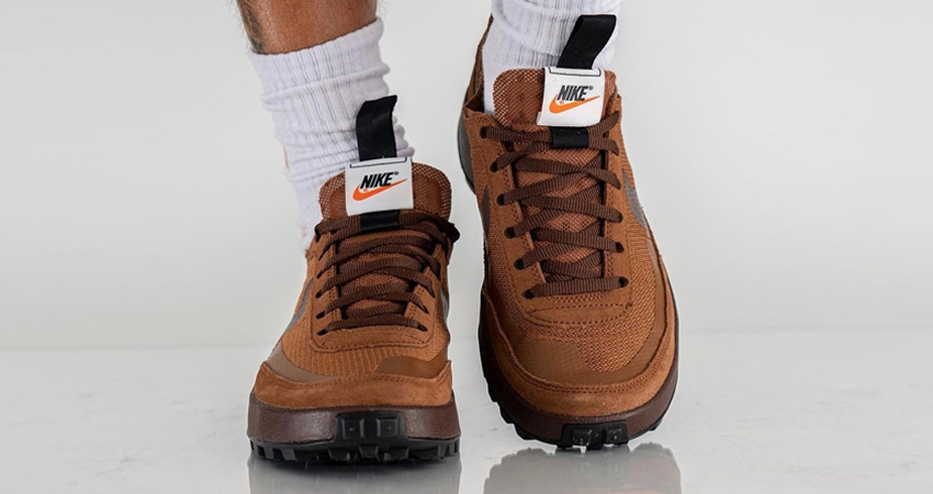 Nike Reveals On-Foot Image Of The Tom Sachs x NikeCraft General Purpose Shoe Brown 02