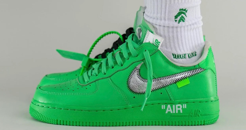 Off-White™ x Nike Air Force 1 Low Brooklyn Sparks A Green Colourway 02