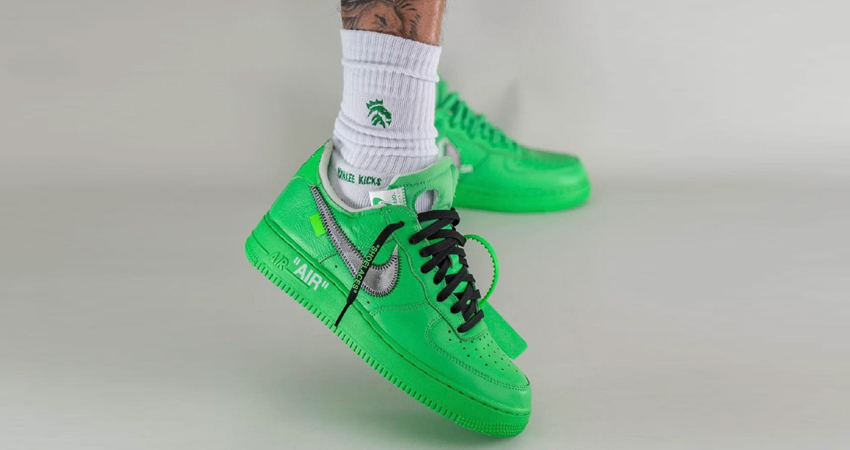 Off-White™ x Nike Air Force 1 Low Brooklyn Sparks A Green Colourway 03