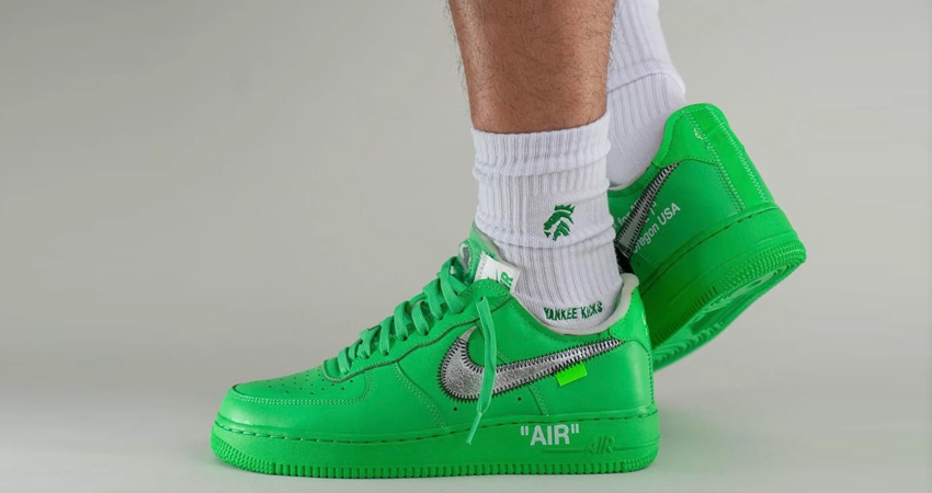 Off-White™ x Nike Air Force 1 Low Brooklyn Sparks A Green Colourway 04