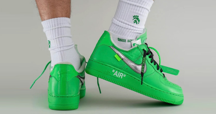 Off-White™ x Nike Air Force 1 Low Brooklyn Sparks A Green Colourway 06