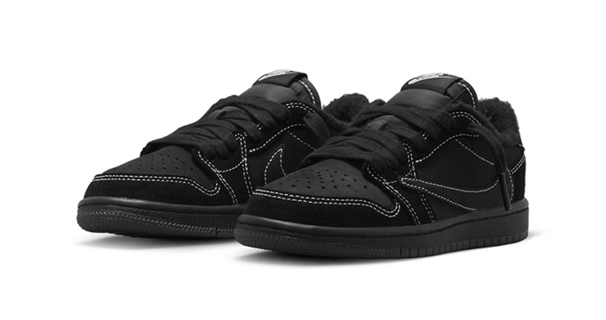 Travis Scott and Air Jordan 1 Low Releasing The Black Phantom 02