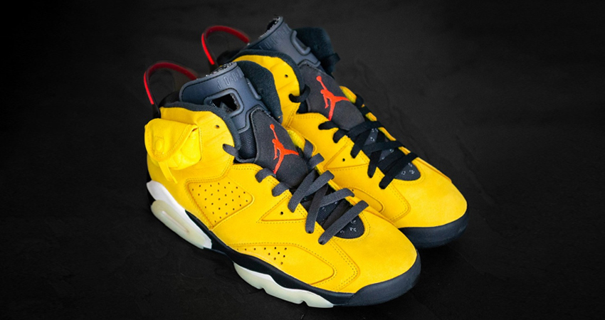 Travis Scott x Air Jordan 6 F&F Yellow Finally Unveiled 03