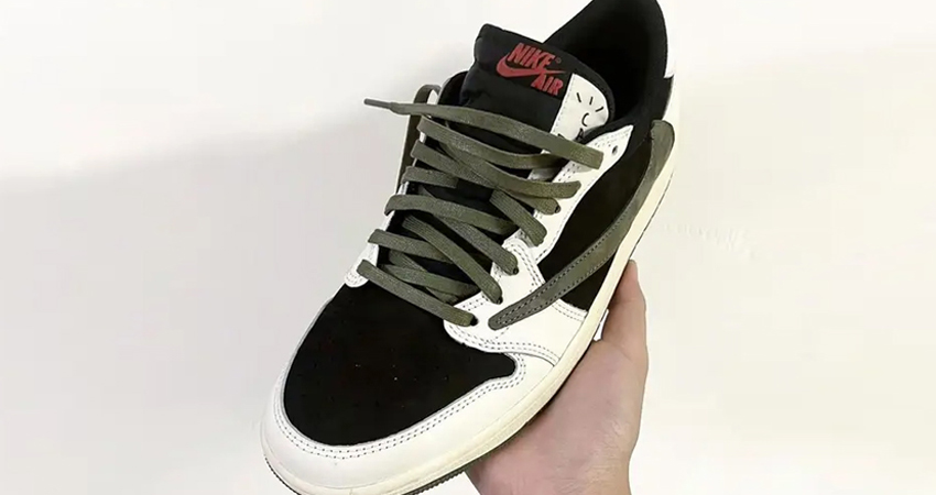 Your Best Look yet At Travis Scott x Air Jordan 1 Low OG Olive 02