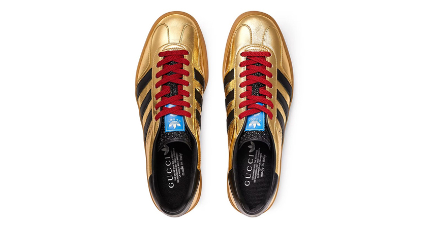 adidas x Gucci's Gazelle Creates A Dazzling Gold Silo 03