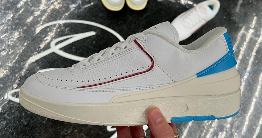 Air Jordan 2 Low UNC to Chicago Tells A Story In White 01