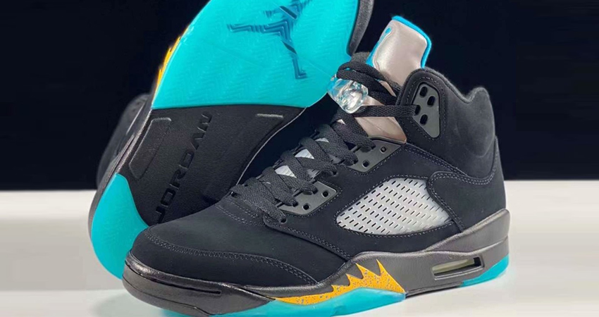 Air Jordan 5 And Chris Paul Drops An Exclusive Aqua Silhouette 03