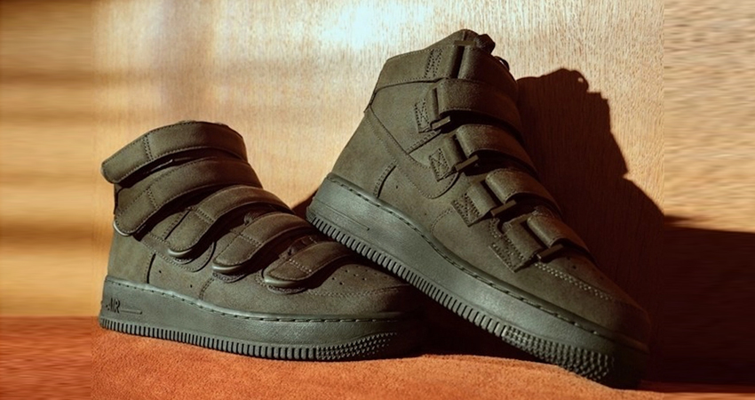 Billie Eilish Gives A Vampy Touch To The New Nike Air Force 1 High “Sequoia” 01