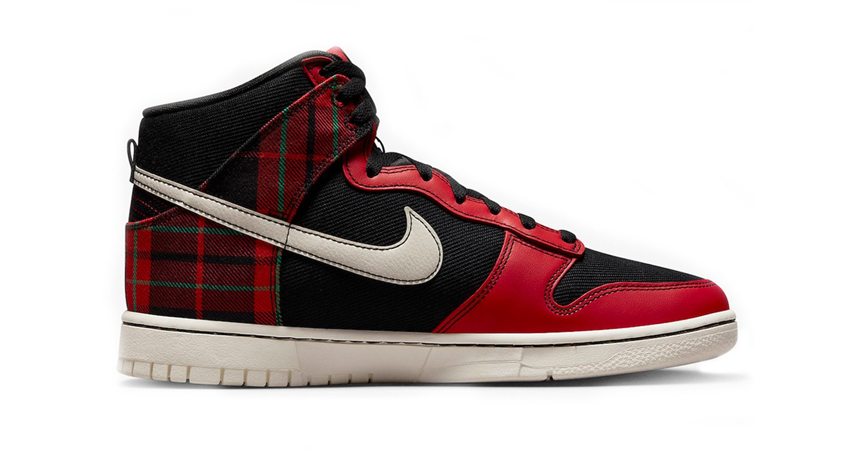 Nike Dunk High Plaid Brings The Spirit Of Holiday Season 01