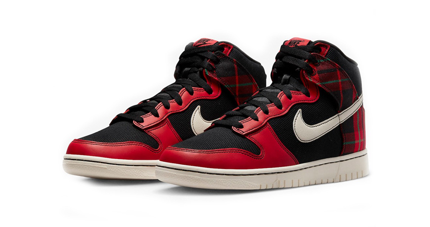 Nike Dunk High Plaid Brings The Spirit Of Holiday Season 02