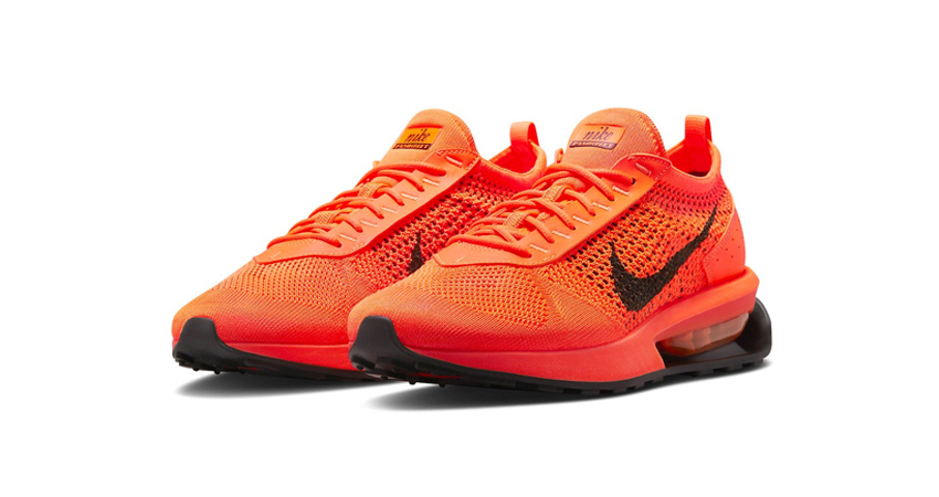 Nike Air Max Flyknit Racer Goes Bold By Dressing In Bright Orange Tones 02