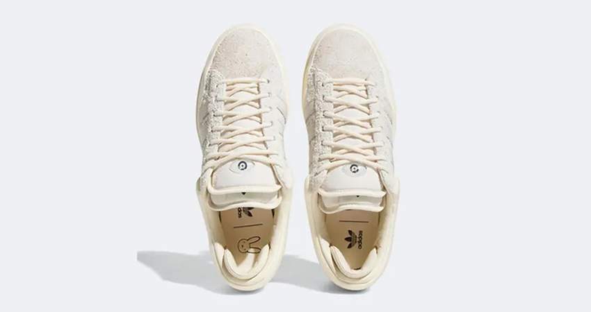 Bad Bunny x adidas Campus Cloud White Uses The Classic Model And Colourway 04