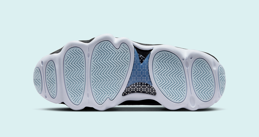 The Return of Jordan Pro Strong in Blue Tint down