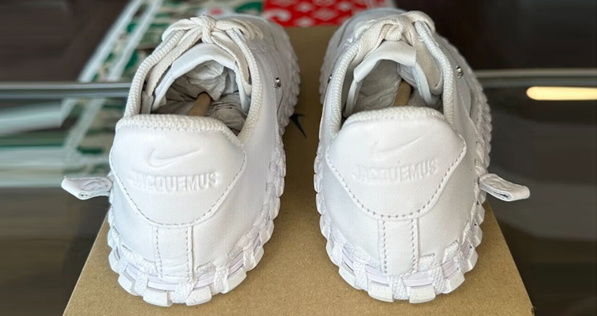 Jacquemus x Nike J Force 1 White lifestyle back