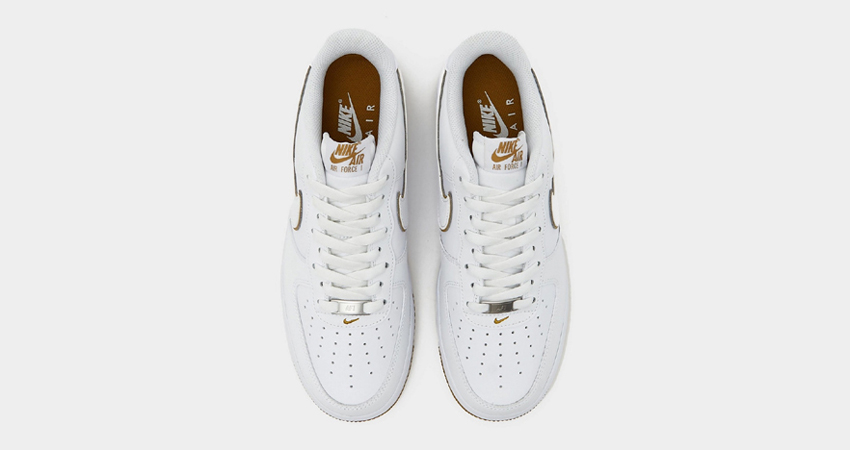 Nike Air Force 1 Desert Ochre Drop Details up