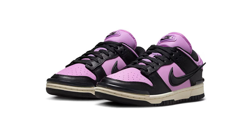 Nike Dunk Low Twist Flaunts A Rush Fuchsia Colourway front corner