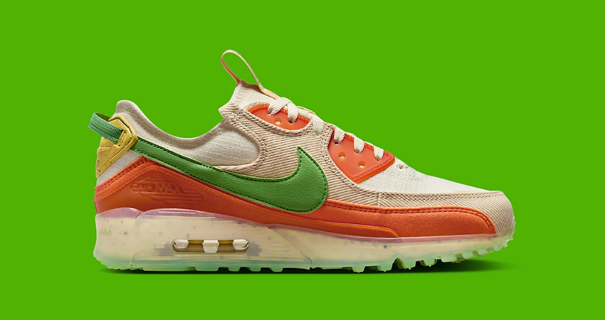 Summer Vibes Nike Air Max Terrascape 90 In Vibrant Orange And Green right