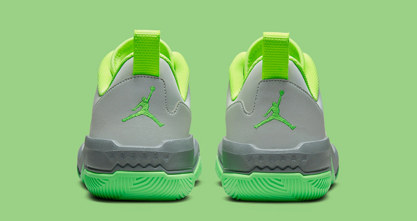 The Jordan Westbrook One Take 4 Dresses in A Grey And Green Colour Scheme back
