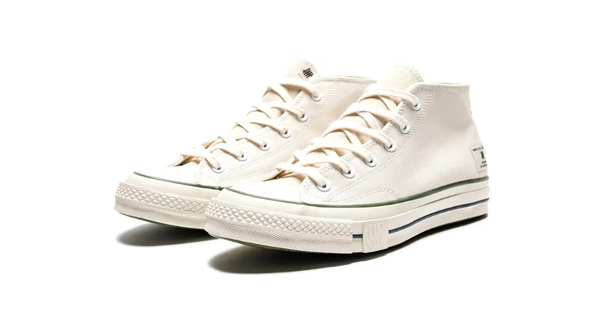 UNDEFEATED x Converse A Sleek Reunion with the Chuck 70 Mid Pack front corner