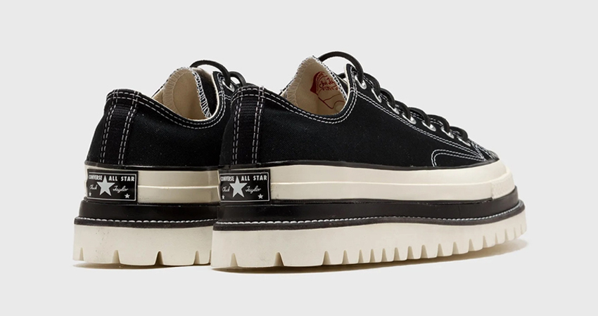 Converse Chuck 70 Canvas LTD Natural Black White A06913C back corner 1