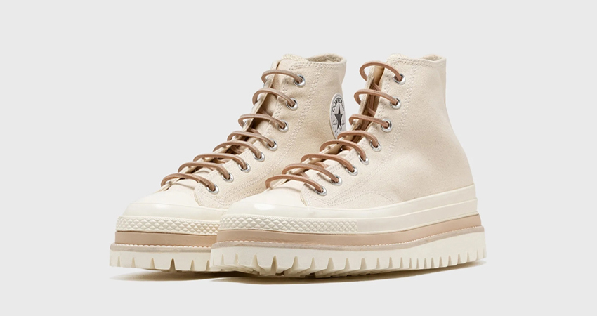 Converse Chuck 70 Canvas LTD Natural Evo Trek A06913C front corner 1
