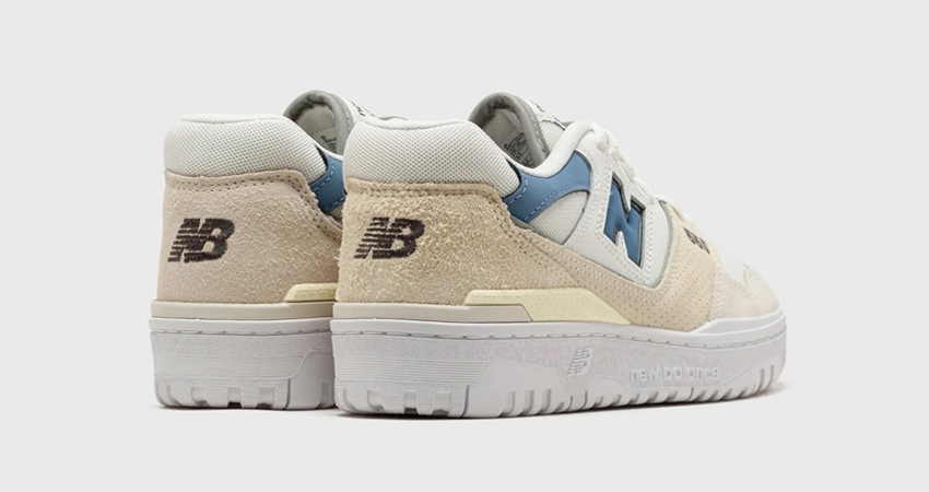 New Balance 550 Sea Salt Blue BBW550SB back corner