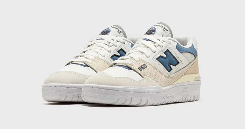 New Balance 550 Sea Salt Blue BBW550SB front corner